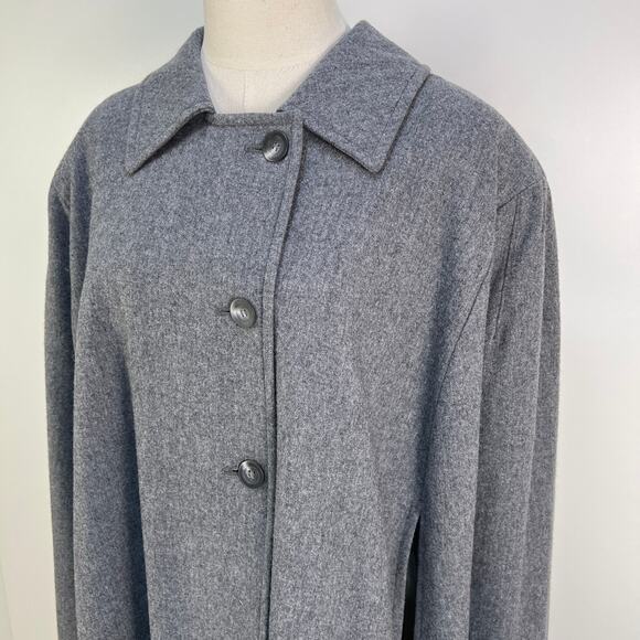 Pendleton Wool Gray Cape Vintage Full Length Maxi - Picture 4 of 13